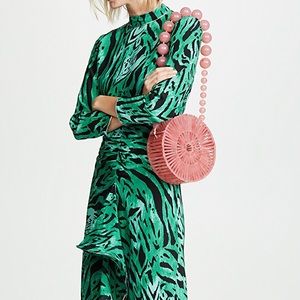 Cult Gaia Luna Cherry Quartz Acrylic Purse